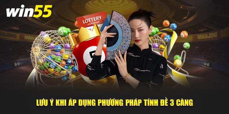 Lưu ý khi áp dụng phương pháp tính đề 3 càng